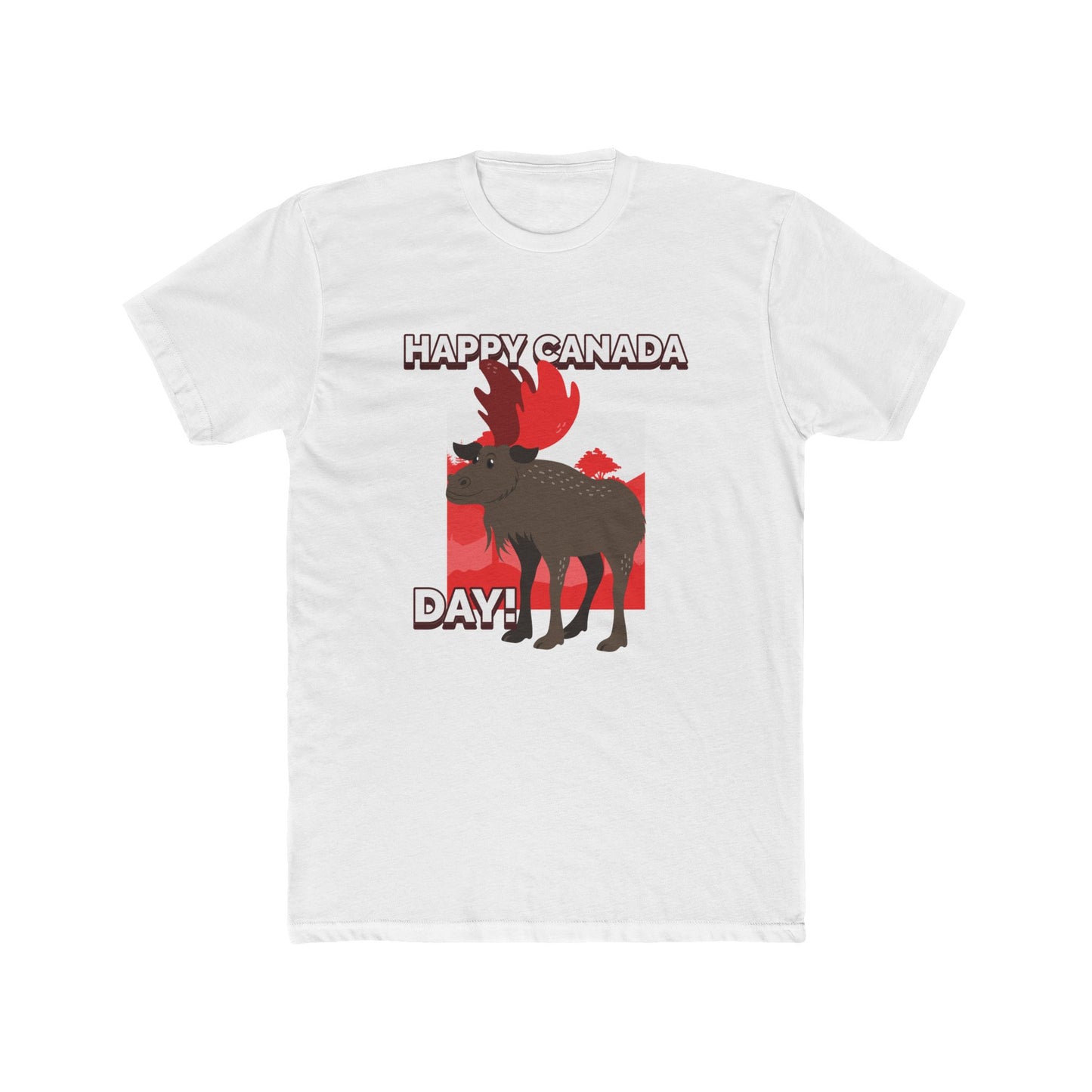 Happy Canada Day!  Unisex Cotton Crew Tee