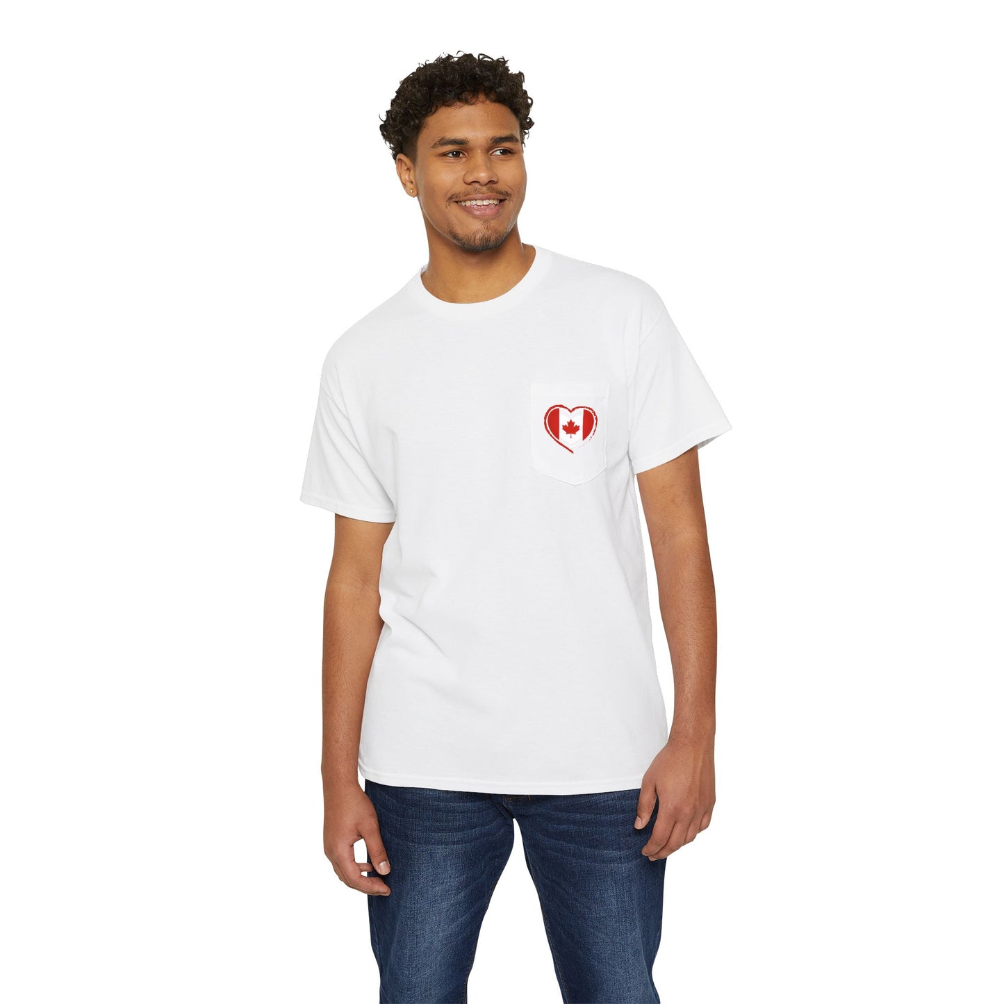 Canada Pocket Tee - Unisex Heavy Cotton Pocket Tee – Classic Style, Everyday Comfort