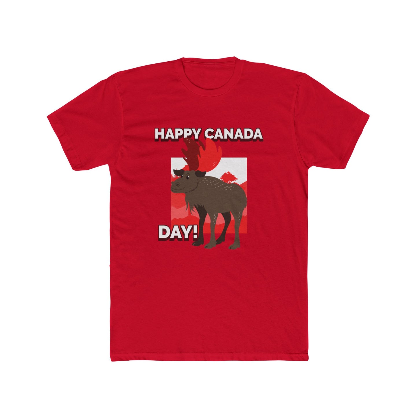 Happy Canada Day!  Unisex Cotton Crew Tee