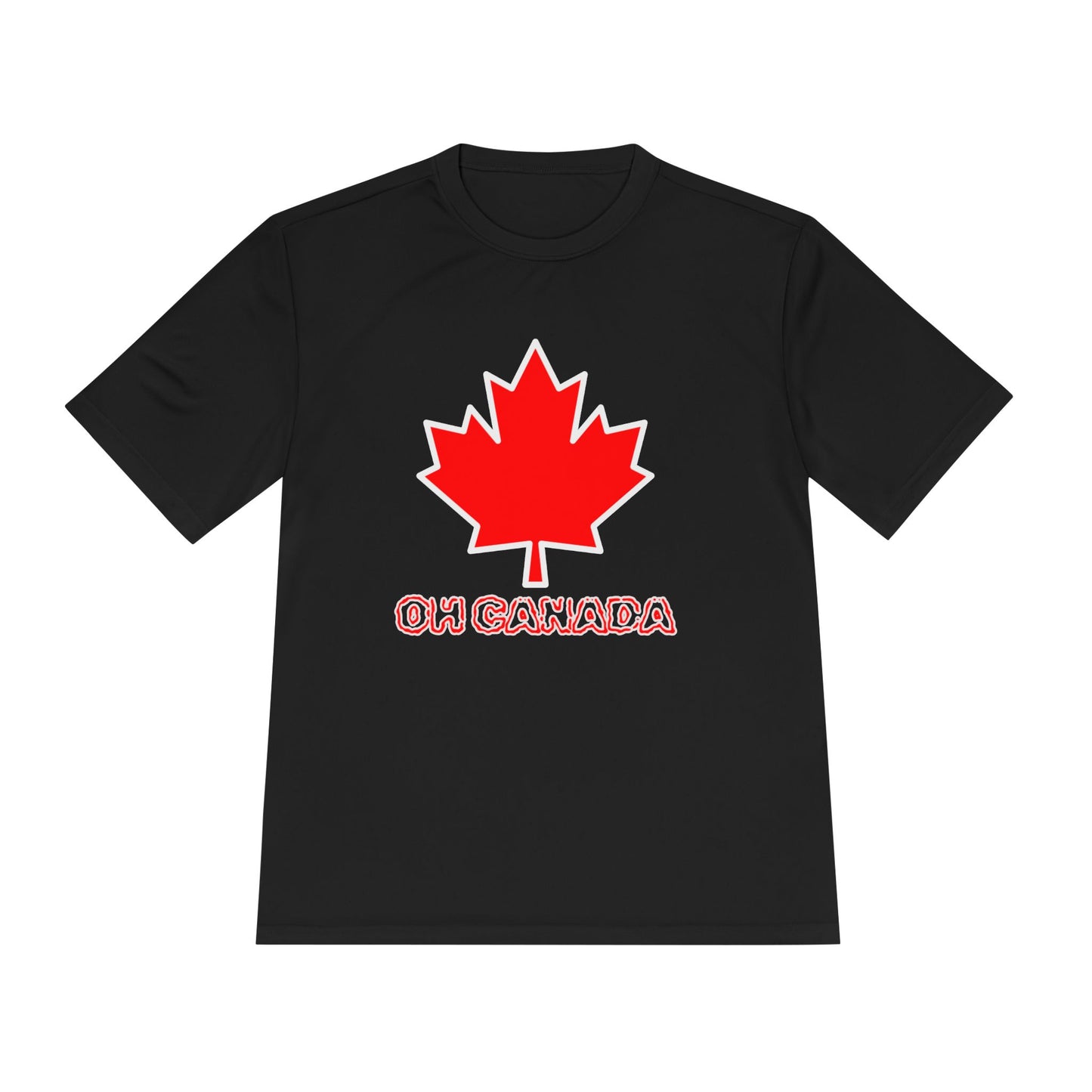 Oh Canada Unisex Tee - Moisture Wicking T-Shirt perfect for celebrating Canada Day!