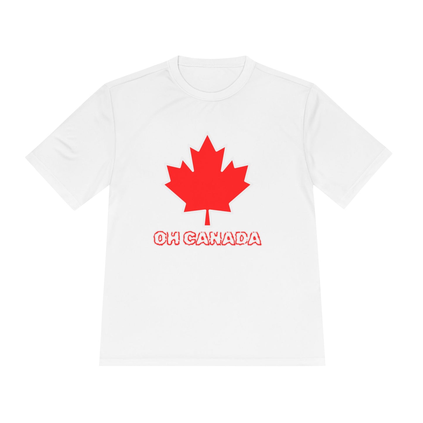 Oh Canada Unisex Tee - Moisture Wicking T-Shirt perfect for celebrating Canada Day!