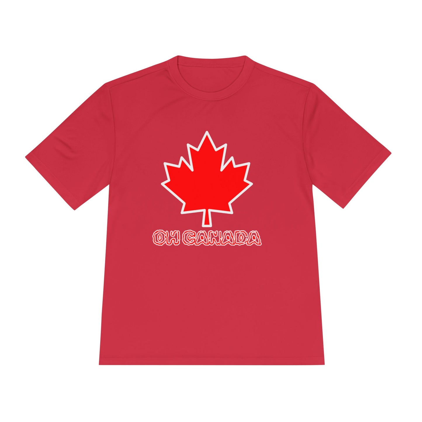 Oh Canada Unisex Tee - Moisture Wicking T-Shirt perfect for celebrating Canada Day!