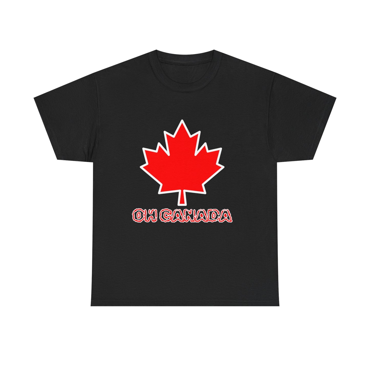 Proudly Canadian: Unisex Heavy Cotton Maple Leaf Tee