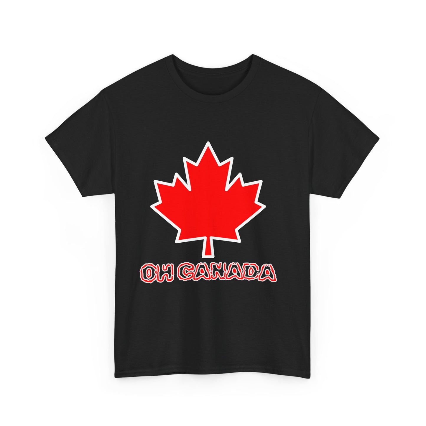 Proudly Canadian: Unisex Heavy Cotton Maple Leaf Tee