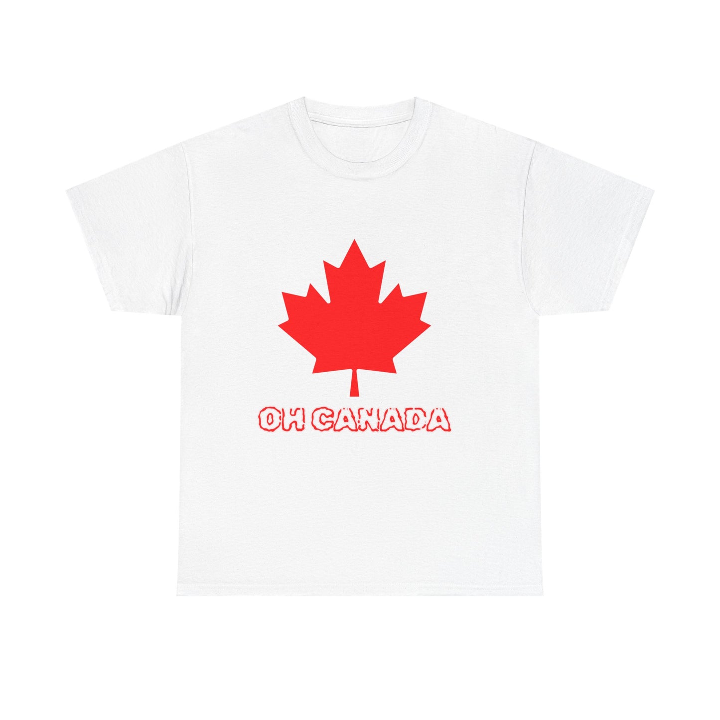 Proudly Canadian: Unisex Heavy Cotton Maple Leaf Tee